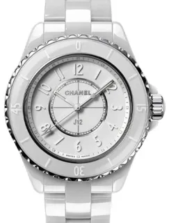 Chanel J12 H6345 White ceramic White