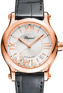 Chopard Happy Sport 274808-5001 Red gold Silver