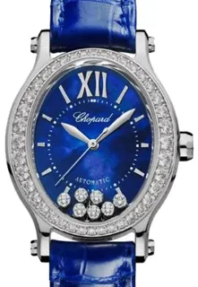 Chopard Happy Sport 275362-1001 White gold Blue