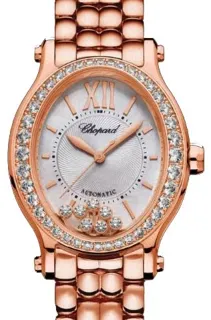 Chopard Happy Sport 275362-5005 Rose gold White