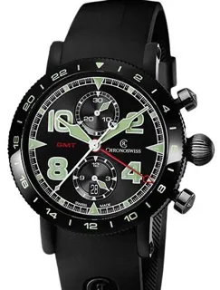 Chronoswiss Timemaster CH-7555.1 Stainless steel Black