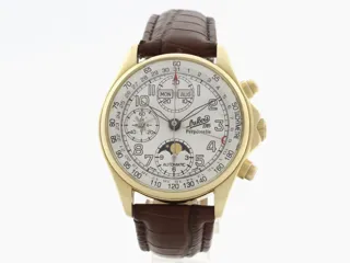 DuBois et fils Perpu00e9tuelle Moonphase Yellow gold White