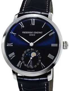 Frédérique Constant Slimline FC-705NR4S6 Stainless steel Blue