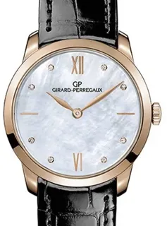 Girard-Perregaux 1966 49528-52-771-CK6A 30mm Rose gold White