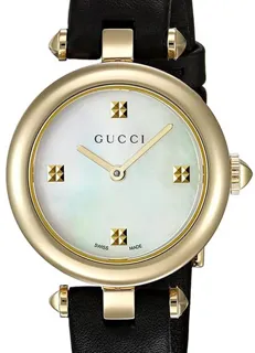 Gucci Diamantissima YA141505 Stainless steel and PVD White