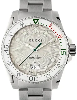 Gucci Dive YA136336 Stainless steel Silver