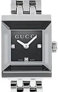 Gucci G-Frame YA128507 Stainless steel Black