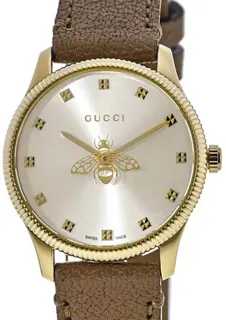 Gucci G-Timeless YA1265022 PVD coated$Stainless Steel Silver