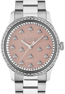 Gucci G-Timeless YA1264165 Stainless steel Pink