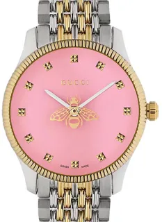 Gucci G-Timeless YA1265030 Stainless steel and PVD Pink