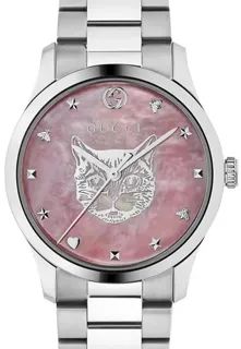 Gucci G-Timeless YA1264166 Stainless steel Mother of Pearl