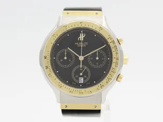 Hublot Classic 1620.2 Stainless steel and 18k yellow gold Black