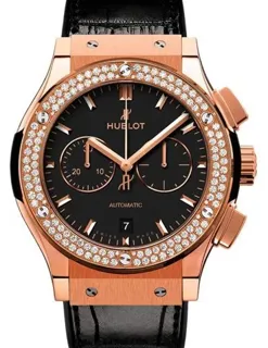 Hublot Classic Fusion 541.OX.1181.LR.1104 Yellow gold Black