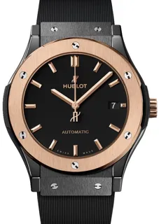 Hublot Classic Fusion 45, 42, 38, 33  511.CO.1181.RX Black ceramic Black