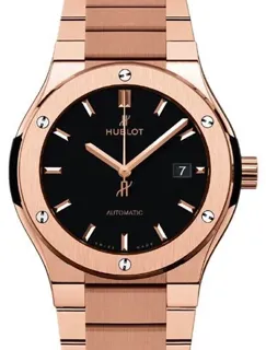 Hublot Classic Fusion 45, 42, 38, 33  548.OX.1180.OX Yellow gold Black