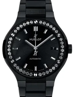 Hublot Classic Fusion 45, 42, 38, 33  568.CM.1470.CM.1204 Black ceramic Black