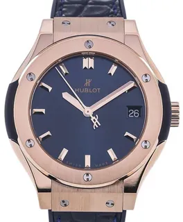 Hublot Classic Fusion 542.OX.7180.LR Red gold$Stainless Steel Blue