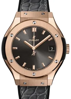 Hublot Classic Fusion 581.OX.7081.LR Yellow gold Gray