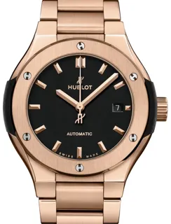 Hublot Classic Fusion 585.OX.1180.OX Yellow gold Black