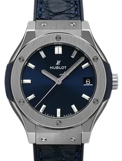 Hublot Classic Fusion Blue 581.NX.7170.LR Titanium Blue