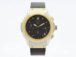 Hublot Elegant 1810.2 Yellow gold and Stainless steel Black