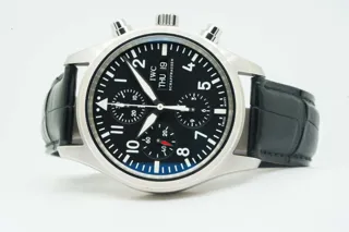 IWC Pilot IW371701 Stainless steel Black