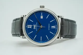 IWC Portofino IW356518 40mm Stainless steel Blue