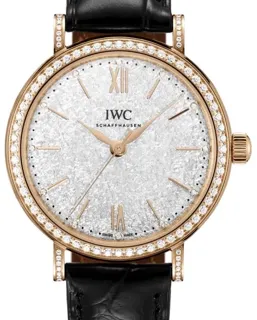 IWC Portofino IW3574-06 34mm Rose gold Silver