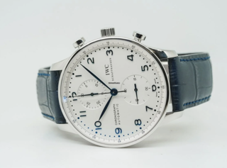 IWC Portugieser IW371446 Stainless steel Blue