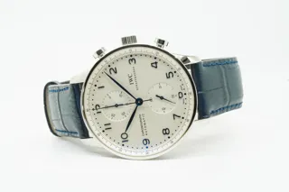 IWC Portugieser IW371446 Stainless steel Blue