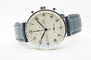 IWC Portugieser IW371446 Stainless steel Blue