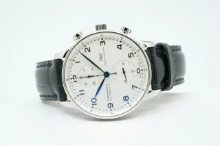 IWC Portugieser IW371446 Stainless steel Blue