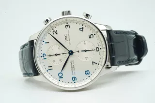 IWC Portugieser IW371446 Stainless steel Blue