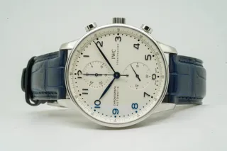 IWC Portugieser IW371446 41mm Stainless steel Blue