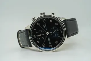 IWC Portugieser IW371447 Stainless steel Black