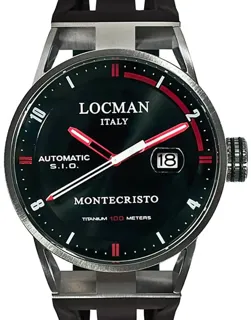 Locman Montecristo 051100BKFRD0GOK Stainless steel Black