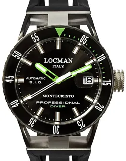 Locman Montecristo 0513KNKGBKNKSIK 44mm Stainless steel Black