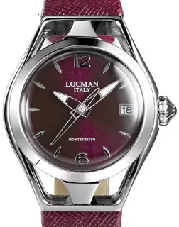 Locman Montecristo 0526A16A-00CHNKFE 36mm Stainless steel Purple