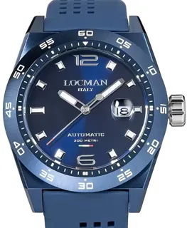 Locman Stealth 0220B02A-BLBLNKS2B 46mm Stainless steel Blue