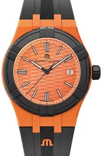 Maurice Lacroix Aikon Quartz AI2008-50050-300-0 Synthetic Orange