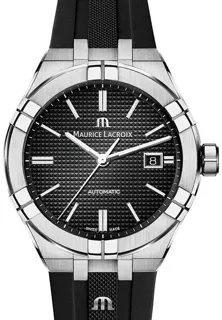 Maurice Lacroix AIKON AI6008-SS000-330-2 Stainless steel Black