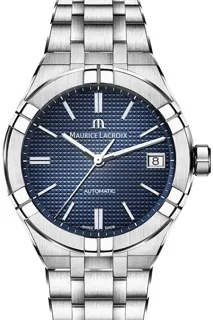 Maurice Lacroix Aikon Automatic AI6007-SS00F-430-C Stainless steel Blue