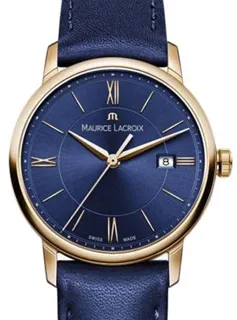 Maurice Lacroix Eliros EL1094-PVP01-411-1 Rose gold Blue