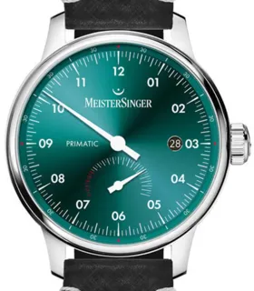 MeisterSinger Primatic PR919_SVSL01_ Stainless steel Green