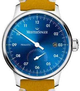 MeisterSinger Primatic PR918_SVSL18_ Stainless steel Blue