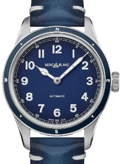 Montblanc 1858 Automatic 126758 Stainless steel Blue