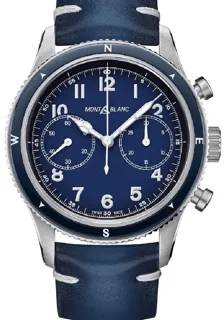 Montblanc 1858 Automatic 126912 Stainless steel Blue