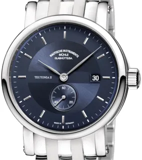 Mühle Glashütte Teutonia M1-33-42-MB 41mm Stainless steel Blue