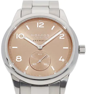 NOMOS Club Sport Neomatik 39 Amber 766 Stainless steel Rosu00e9