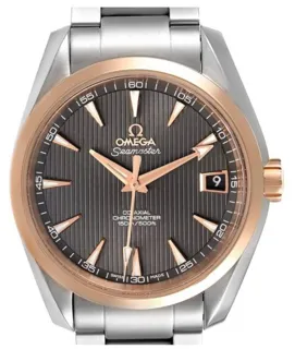 Omega Aqua Terra 231.20.42.21.06.002 Stainless steel and Red gold Gray